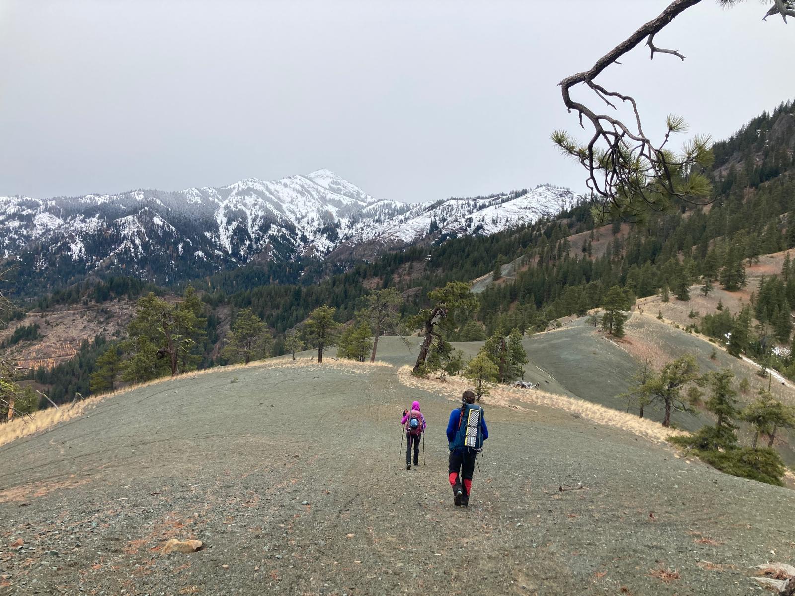 Taking the High Road (forest road 7320) to Serpentine Hill and Iron Mountain