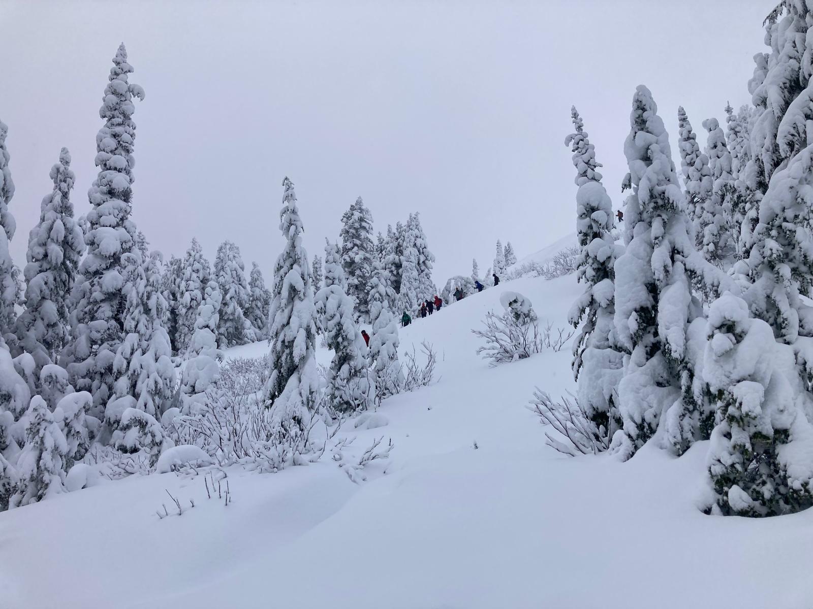 Caught off guard on Silver Peak (Snoqualmie)